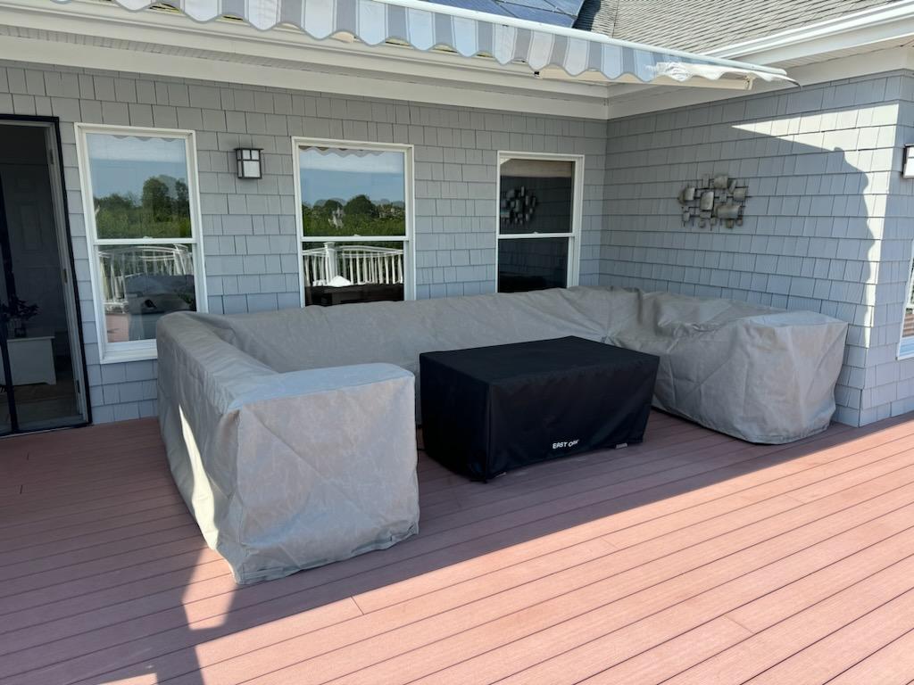 U-shaped-Sectional-Cover-Sunbrella-Cadet-Grey